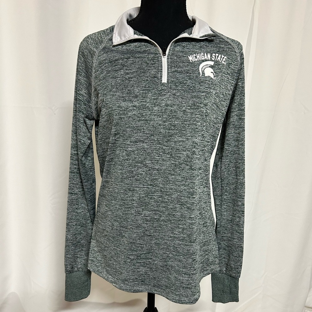 Colosseum Dri-Fit Michigan State Quarter Zip Size: M